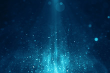 Abstract Blue Blurry Light Background