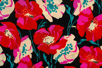 clothes texture - floral fabric surface textures