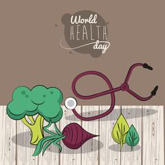 Poster - World healthy day card