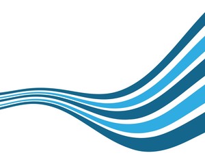 water wave vector illustration
