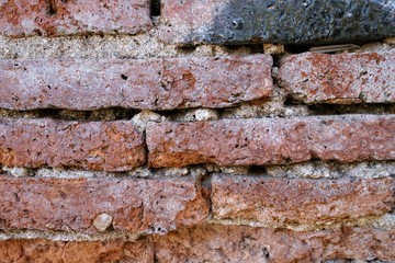 old black and red brick wall texture grunge background, vintage, space for your text, abstract background