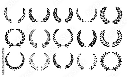 Fotografía Silhouette laurel wreath