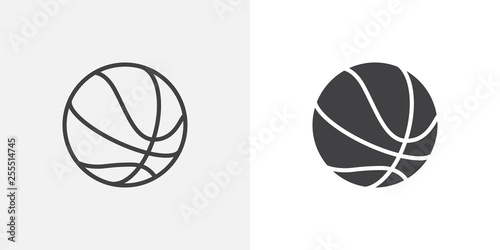Fotografía Basketball ball icon