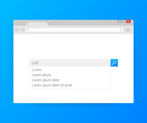 Poster - Search bar vector element design. Set of search bar boxes. UI interface template. Vector illustration.
