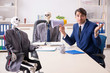 © Elnur - Funny business meeting with boss and skeletons