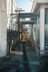 Wall Mural - abandoned chemical factory