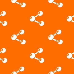 Poster - Share pattern vector orange for any web design best