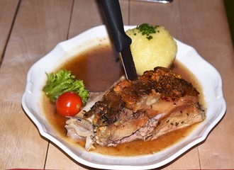 german food pork knuckle