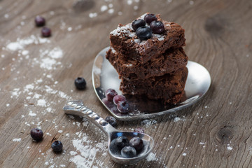 Home made brownie cake