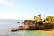 details and landscapes of Biarritz city in France