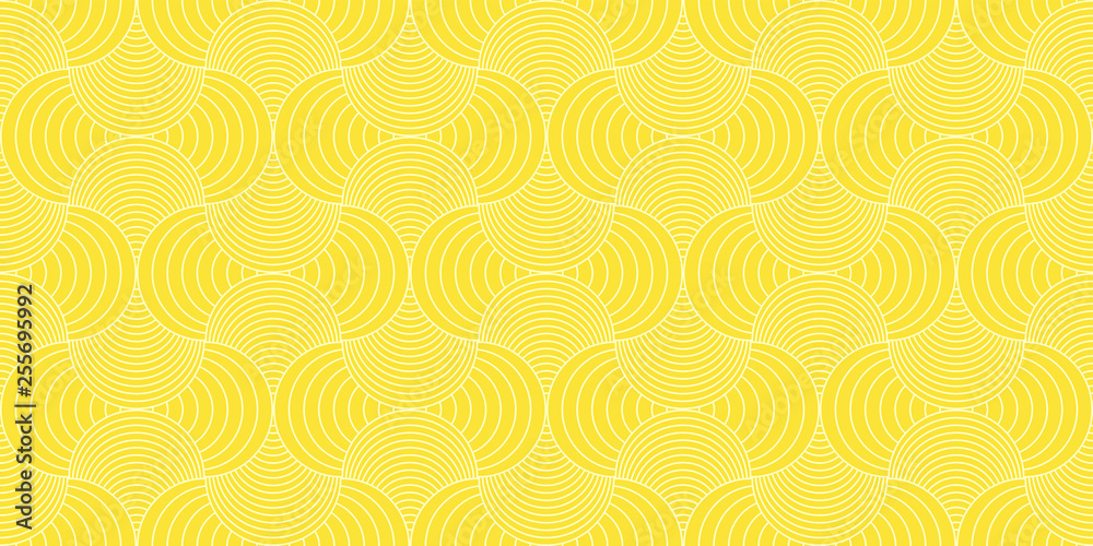 Background pattern seamless geometric wave abstract yellow color vector ...