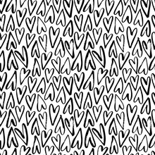 Seamless Heart Pattern. Vector Ornament For Wrapping Paper, Wallpapers, Web Design Etc.