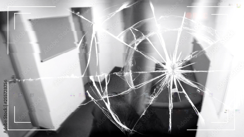 Break Camera Broken CCTV camera lens, evidence destruction at crime scene ...