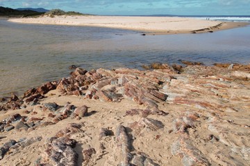 beautiful beach view with a lot of water – australia