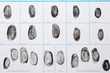 © New Africa - Fingerprint record sheet, top view. Criminal investigation
