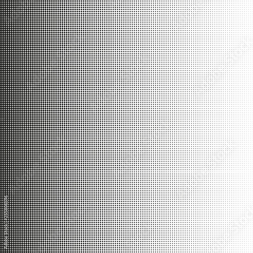 Gradient halftone dots background. Pop art template, texture. Vector illustra...