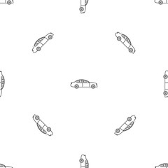Poster - Gas car pattern seamless vector repeat geometric for any web design