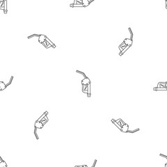 Poster - Refill fuel pistol pattern seamless vector repeat geometric for any web design