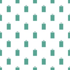 Poster - green travel bag pattern seamless vector repeat for any web design