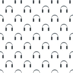 Poster - stereo headphones pattern seamless vector repeat for any web design