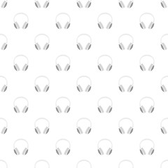 Poster - dj headphones pattern seamless vector repeat for any web design