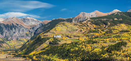 Wall Mural - Autumn scenery on Last Dollar Road near Telluride Colorado - Mountain Village