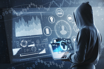 Aufkleber - Hacking and communication concept