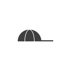 Poster - baseball cap icon. One of the collection icons for websites, web design, mobile app