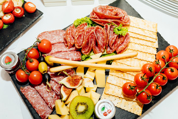 Wall Mural - Table with food at event.