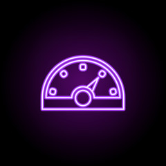 Poster - dashboard icon. Elements of Web in neon style icons. Simple icon for websites, web design, mobile app, info graphics