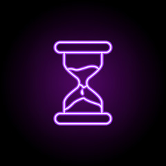 Poster - loading sign icon. Elements of Web in neon style icons. Simple icon for websites, web design, mobile app, info graphics