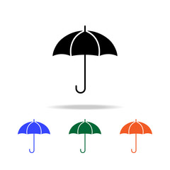 Poster - umbrella icon. Elements of simple web icon in multi color. Premium quality graphic design icon. Simple icon for websites, web design, mobile app, info graphics