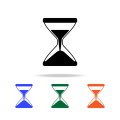 Poster - hourglass icon. Elements of simple web icon in multi color. Premium quality graphic design icon. Simple icon for websites, web design, mobile app, info graphics