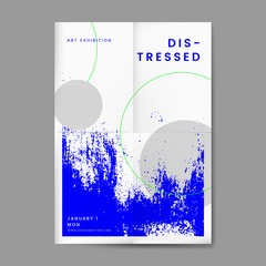 Wall Mural - abstract distressed design poster