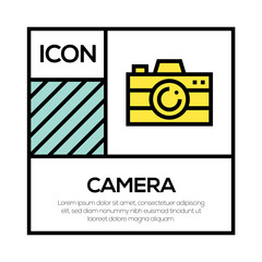 Poster - CAMERA ICON CONCEPT