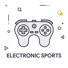 Poster - Electronic Sports Icon Concept