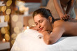 © Pixel-Shot - Young woman undergoing procedure of massage in beauty salon