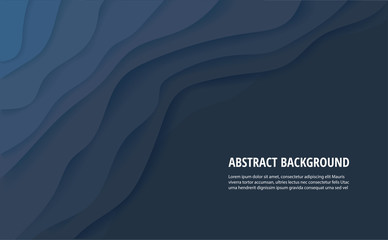 abstract blue wave background and space for write vector eps10