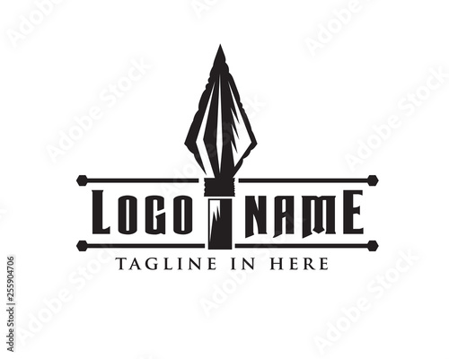 Fotografía Classic spear logo design inspiration
