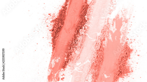 Fotomural Smears of crushed pink powder
