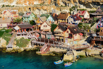 Popeye Village at Anchor Bay, Malta