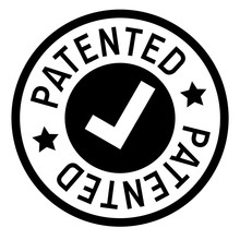 Patented Stamp On White