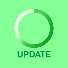 Poster - Update icon vector illustration