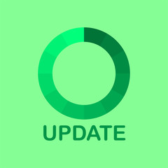 Poster - Update icon vector illustration
