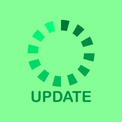 Poster - Update icon vector illustration
