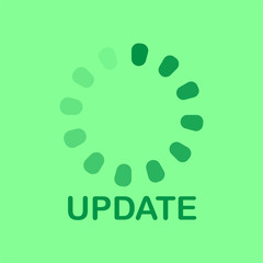 Poster - Update icon vector illustration