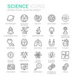 © Skellen - Collection of science line icons. 48x48 Pixel Perfect. Editable stroke