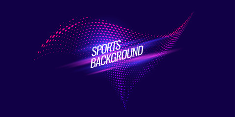 Poster - colored poster for sports. illustration suitable for design
