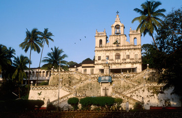 goa, india, circa september 2002: our lady of the inmaculate conception