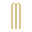 Cricket wicket icon